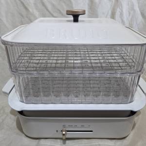 Bruno 多功能電烤盤 多功能電熱鍋 BOE021 連二格蒸籠. 電蒸籠