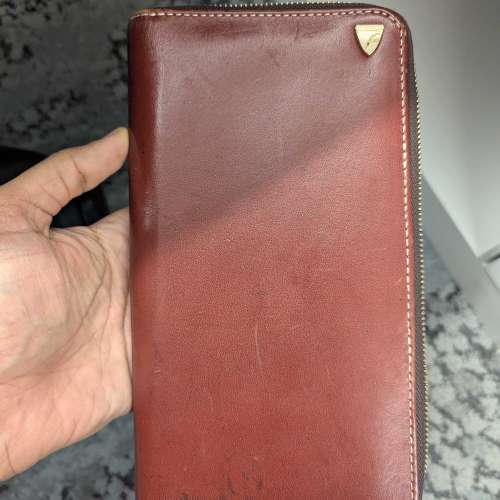 Aspinal of London Leather Passport Wallet