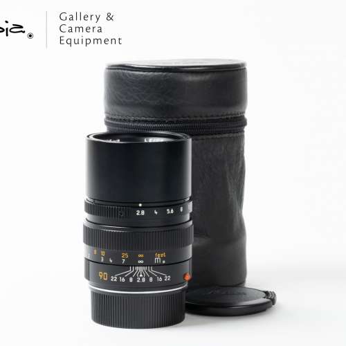 || Leica Elmarit-M 90mm F2.8 - Black / Built-in-hood with lens case ||