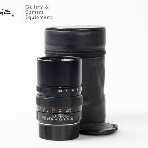 || Leica Elmarit-M 90mm F2.8 - Black / Built-in-hood with lens case ||