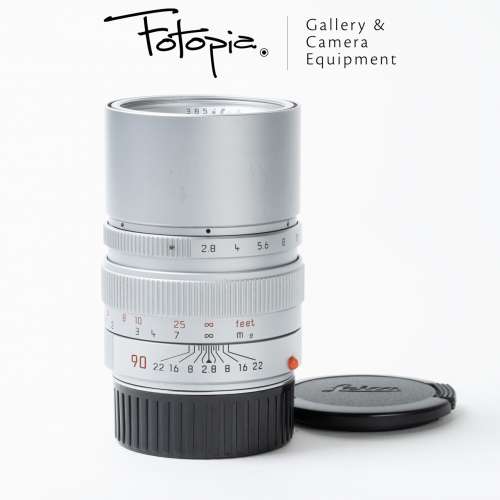 || Leica Elmarit-M 90mm F2.8 - Silver / Built-in-hood ||