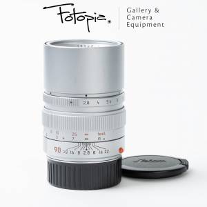|| Leica Elmarit-M 90mm F2.8 - Silver / Built-in-hood ||