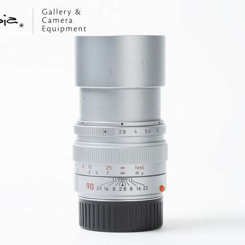 || Leica Elmarit-M 90mm F2.8 - Silver / Built-in-hood ||