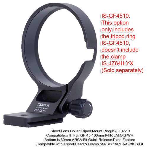iShoot Tripod Mount Ring For FujiFilm Fuji GF 45-100mm f/4 R LM OIS WR - 專用...