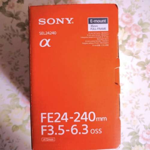Sony 24-240mm F3.5-6.3 天涯鏡(連盒) (送3片鏡片) (價錢有誠意可議）