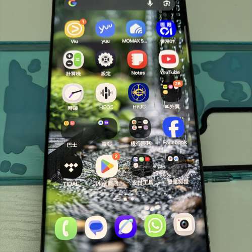 非常新淨無花，三星 S23 ultra 叢林綠 256gb 淨機