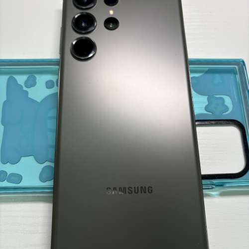 非常新淨無花，三星 S23 ultra 叢林綠 256gb 淨機