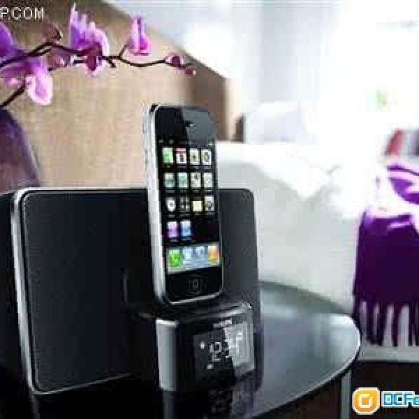 🔊 PHILIPS Speaker Radio Alarm Clock BLACK USED 飛利浦鬧鐘收音機喇叭 黑色 🎵