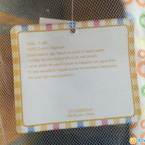 Little step Baby 3-pc Set Butterfly Brand new 全新 嬰兒3件套