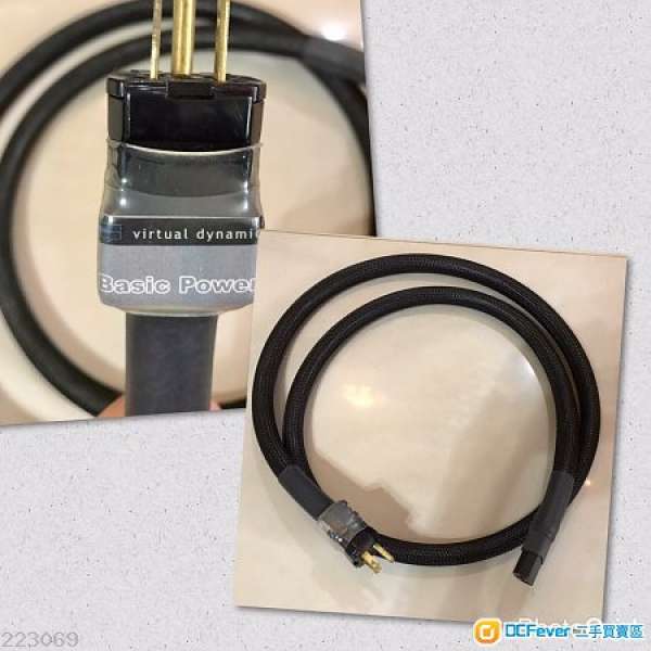 加拿大 Virtual Dynamic  Basic Power cable 98% new 100%