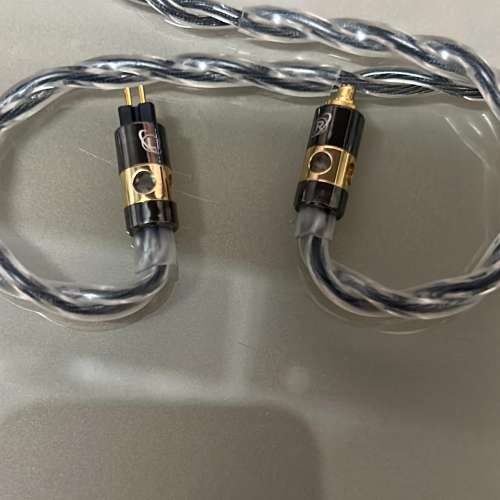 [旋轉拍賣紫鑽認證商店](超過1000好評)(耳機線:銀影)油浸單晶銅+石墨希粉電鍍+黑金...