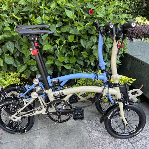 MINT BOB3 14吋 3速鉻鉬鋼車架 小布式折叠車 送前後蛙燈叮叮