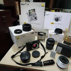 旅行 Nikon 1 J5: 機身+3鏡頭(長短定焦鏡)