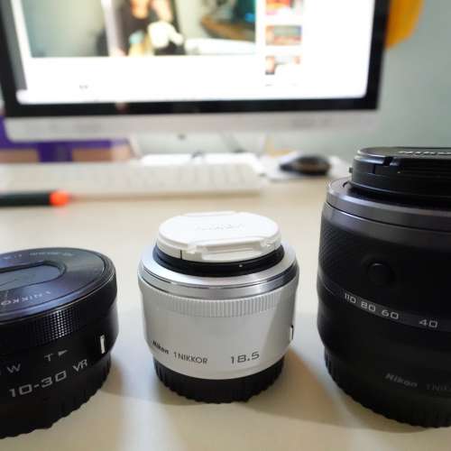 旅行 Nikon 1 J5: 機身+3鏡頭(長短定焦鏡)