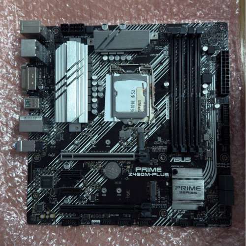 二手 ASUS PRIME Z490M-PLUS Z490 DDR4 LGA1200 MATX MB