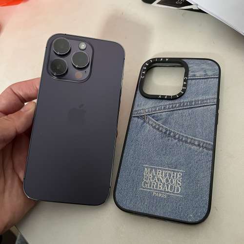 iPhone 14pro 512gb,港行雙卡極新，剛換新電，電池健康度100，滿血復活，再戰3年冇...