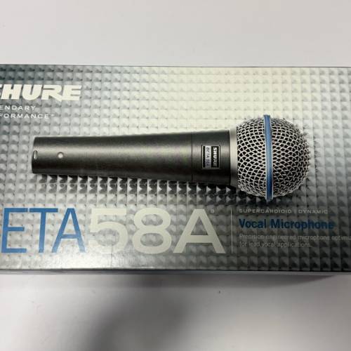 Shure Beta 58A Vocal Mircrophone 專業級人聲動圈式麥克風 100% 全新