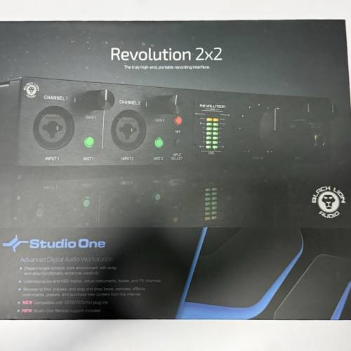 Black Lion Audio Revolution 2x2 錄音介面 Audio Interface 桌面聲卡 90%新