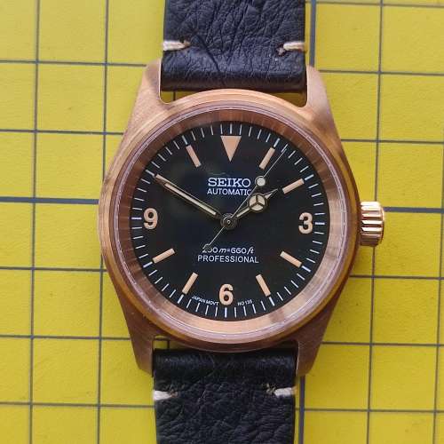 青銅精工 mod 改古玩369手錶