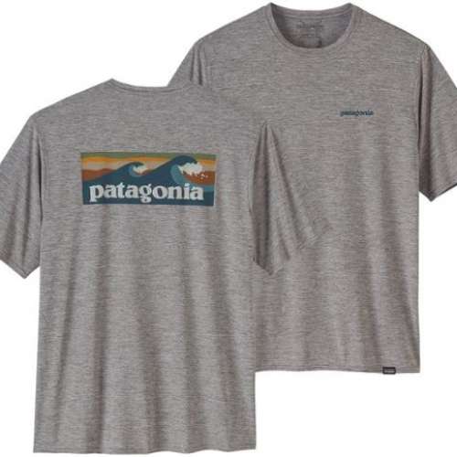 🇺🇸 美國 Patagonia 🚩Capilene Cool Daily🚩Boardshort Logo 海洋圖案 灰色 細碼