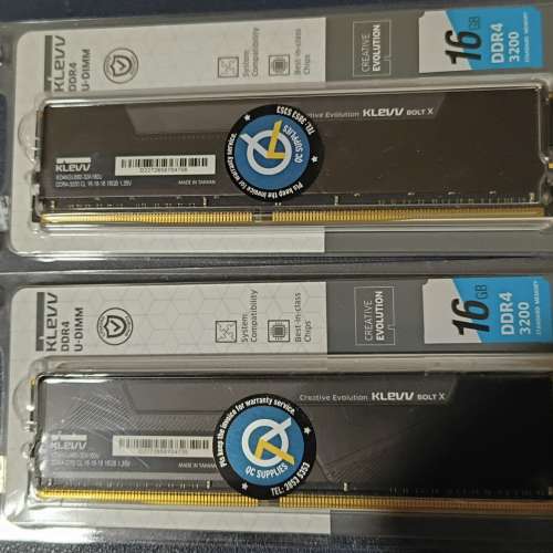 Klevv DDR4 3200 32GB 16GBx2 Desktop Ram
