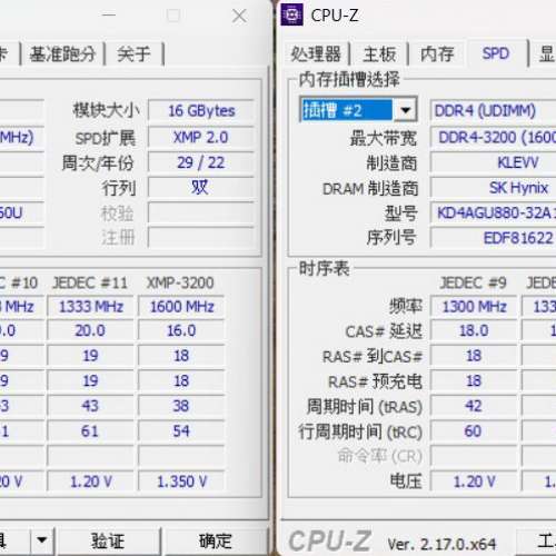 Klevv DDR4 3200 32GB 16GBx2 Desktop Ram