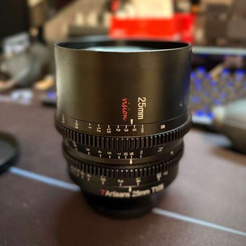 7Artisans 七工匠 25mm T1.05 Cine mft m43 電影鏡