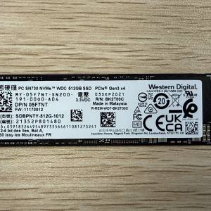 PC SN730 NVMe WDC 512GB