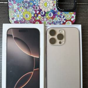 99新iPhone 16pro max512gb,港行雙卡極新，冇修冇拆，電池健康度92，有套有貼，所有...