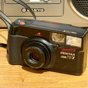 出售Pentax菲林相機1部，型號zoom70x，100%正常，閃光燈正常，日後功能正常，但只...
