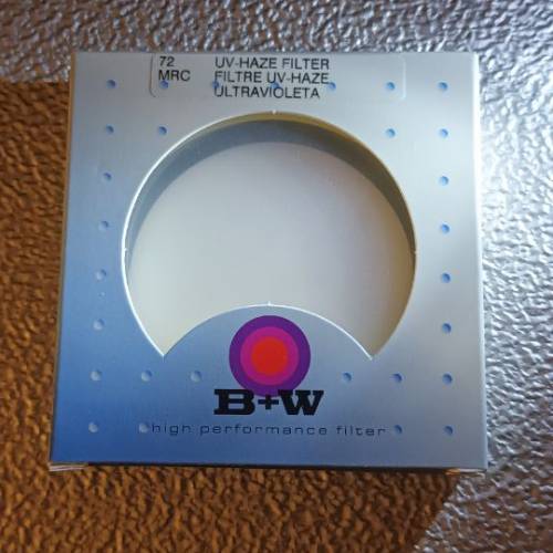 B+W 72 UV MRC FILTER