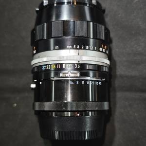 Nikon 尼康 55/3.5 AUTO 改 AI Micro Nikkor 微距 55mm 55 MF 鏡片通透冇花冇霉 功...