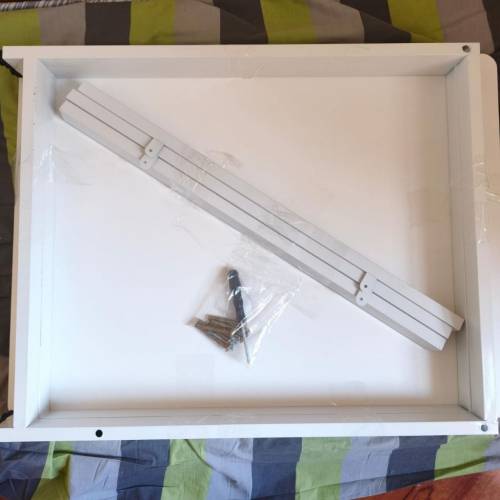 白色書枱電腦枱 尺寸80x60高74