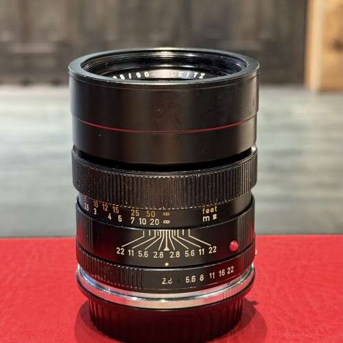 Leica Elmarit-R 90mm f2.8 3cam lens with adapter to Canon EOS