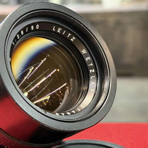 Leica Elmarit-R 90mm f2.8 3cam lens with adapter to Canon EOS