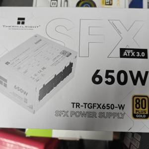 利民 THERMAILRIGHT ATX 3.0 TR TGFX650-W 650W SFX 火牛 ITX 白 80 PLUS GOLD