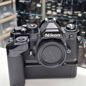 NIKON FM2N BLACK + MD-12 95% NEW