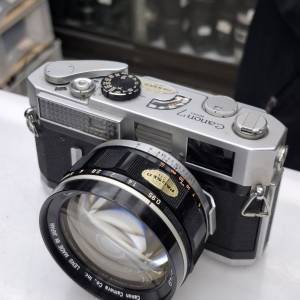 CANON 7 + CANON 50MM 0.95 全正常 有測光 玻璃靚