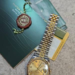 Rolex 116233,金鋼石面,行貨,96%新.
