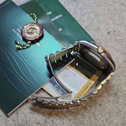 Rolex 116233,金鋼石面,行貨(2014),96%新.