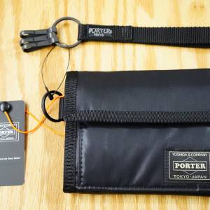 Porter Capsule Wallet 555-06440 日本吉田三摺銀包 黑色 Made in Japan