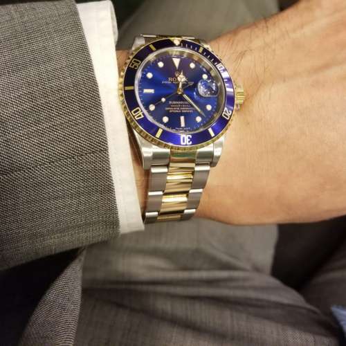 Rolex16613深潜18k金鋼鐳射面原装正貨［ 全港最平］