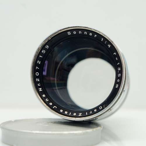 戰前1937年 白銀Carl Zeiss Jena Sonnar 135mm f4 (非常新淨)
