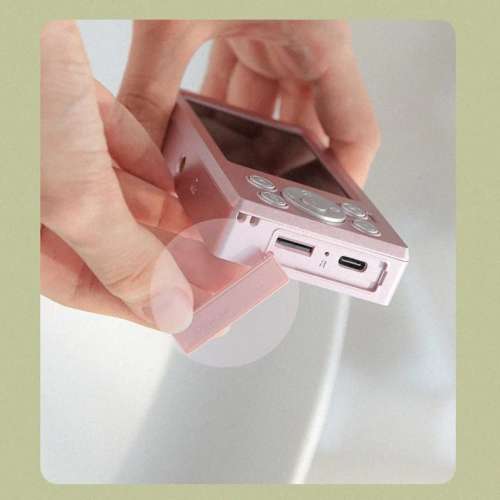 LUODIN DUAL LCD CCD Digital Camera Gift Set 雙螢幕CCD數碼相機禮盒套裝 粉/白可選