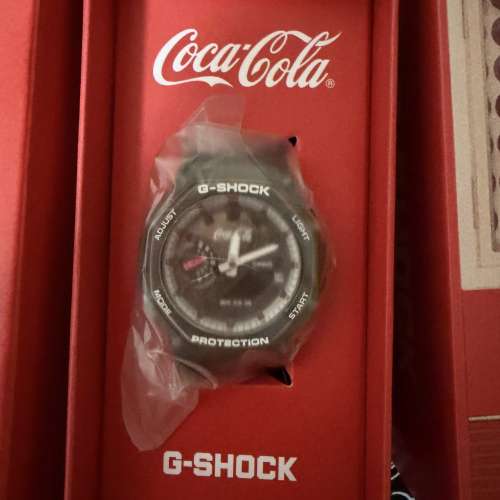 CASIO G-SHOCK GA-2100 可口可樂聯名 GA-2100CC-3A 錶