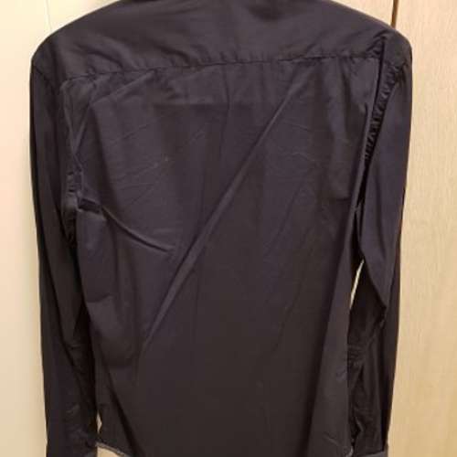 90%New新Zara Mens Shirt Blue Black Color 藍黑色修身涼快恤衫