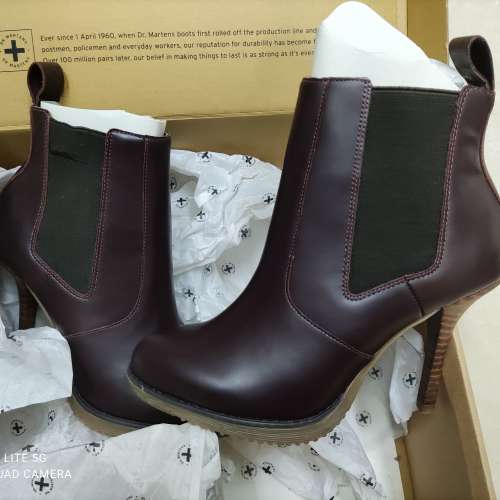 全新Dr Martens RONI Boots 絕版高踭鞋