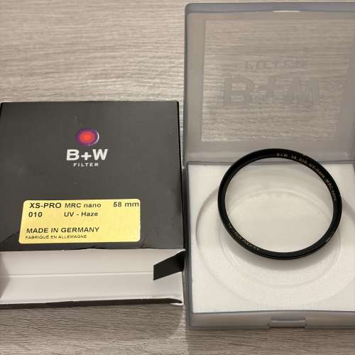 B+W XS-PRO Digital 58mm 010 UV-Haze MRC nano 濾鏡