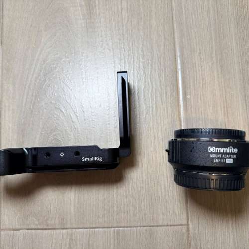Sony A7III 機身（快門約 7 萬）連原盒、原廠電池、SmallRig L 架、Commlite F 轉 E...