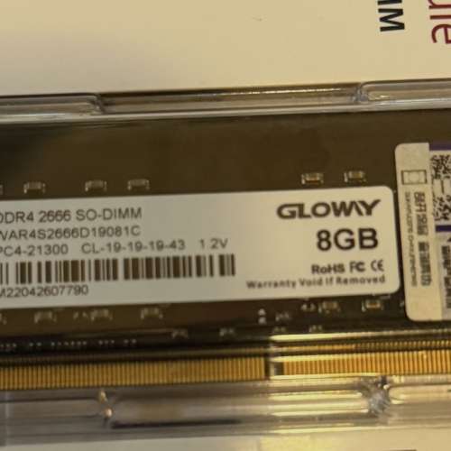 notebook DDR4 2666 SO-DIMM 8G $100
